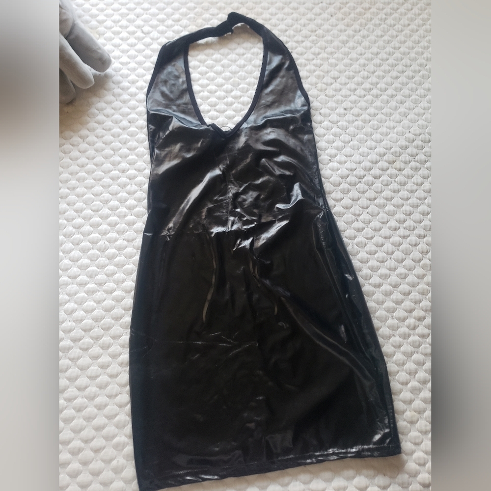 Chic Black Halter Dress